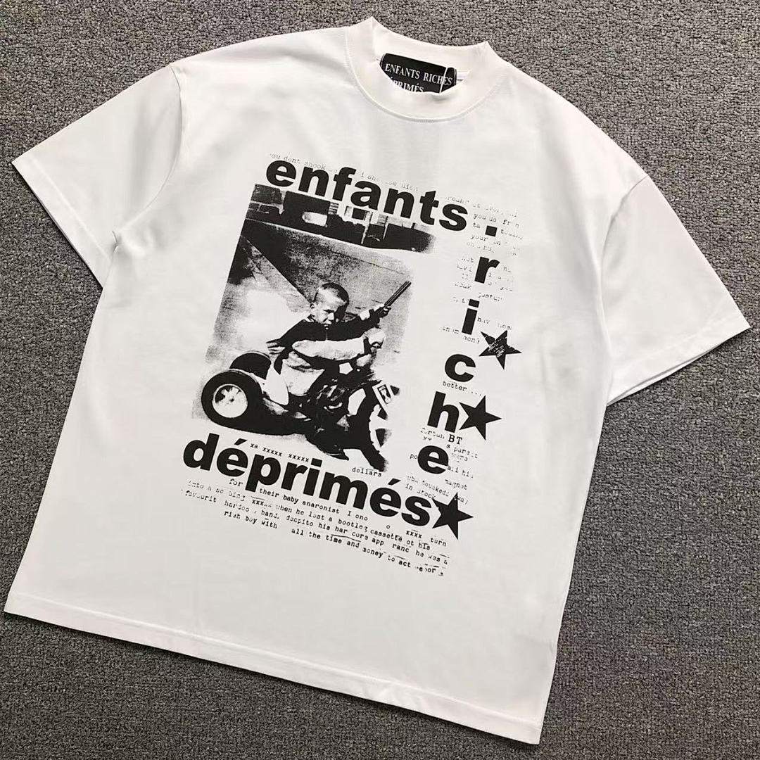 Chanel 88 ENFANTS RICHES DEPRIMES T-SHIRT 5232106162 (Im 170Cm 60Kg I Wear Size M In The Phot)