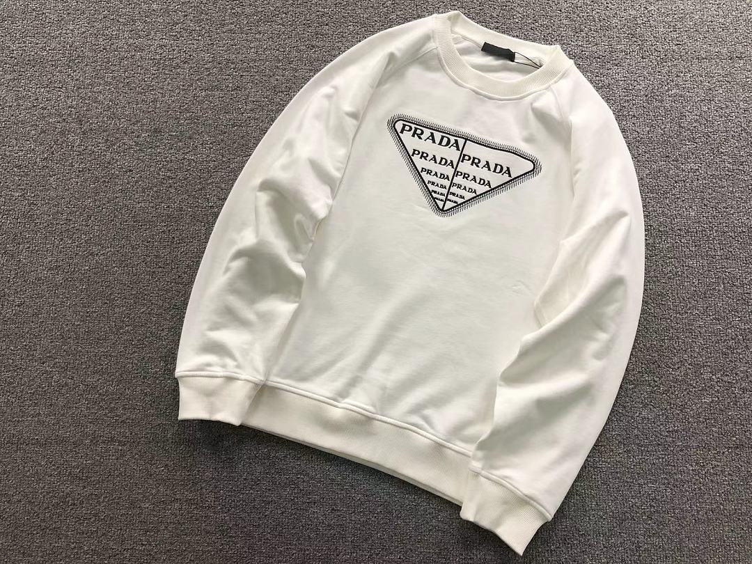Prada 178 P⭐A⭐A HOODIE 3207240121 (Im 170Cm 60Kg I Wear Size L In The Phot) - Image 8