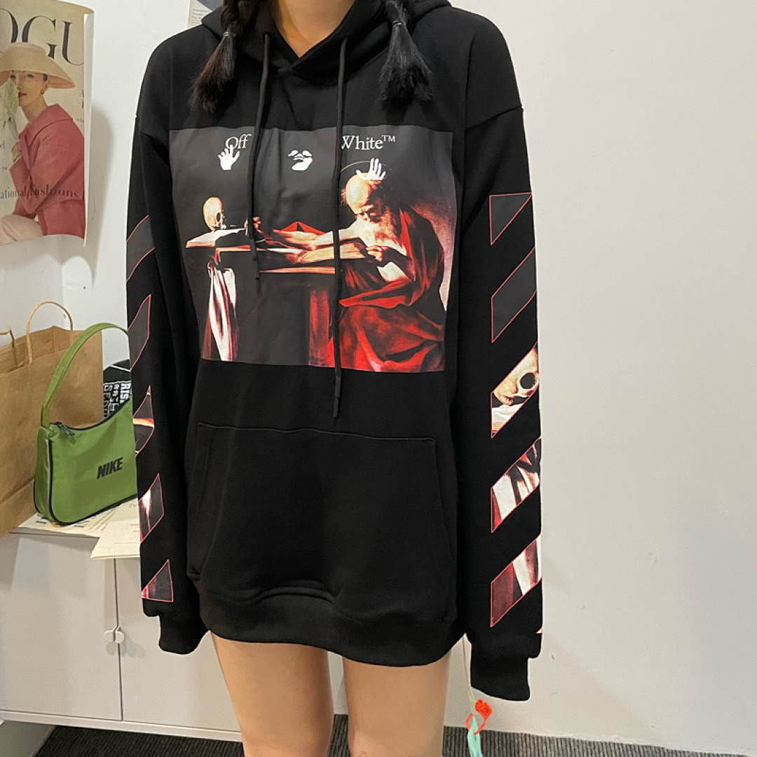 Off-White 129 OFF-WHITE (WHITE HOODIE) - Image 30