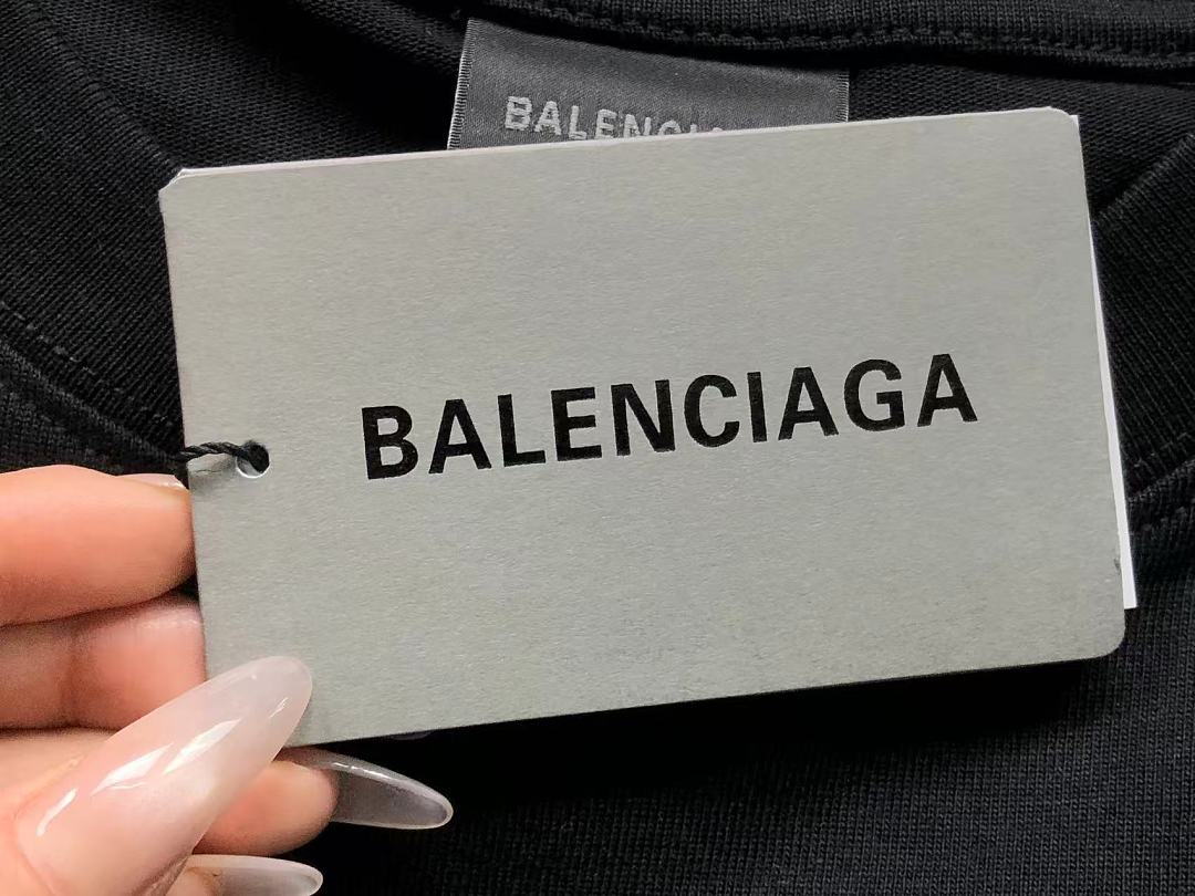 Balenciaga 125 B⭐L⭐⭐⭐IA⭐A T-SHIRT 42042407163 (Im 170Cm 60Kg I Wear Size XS In The Phot) - Image 17