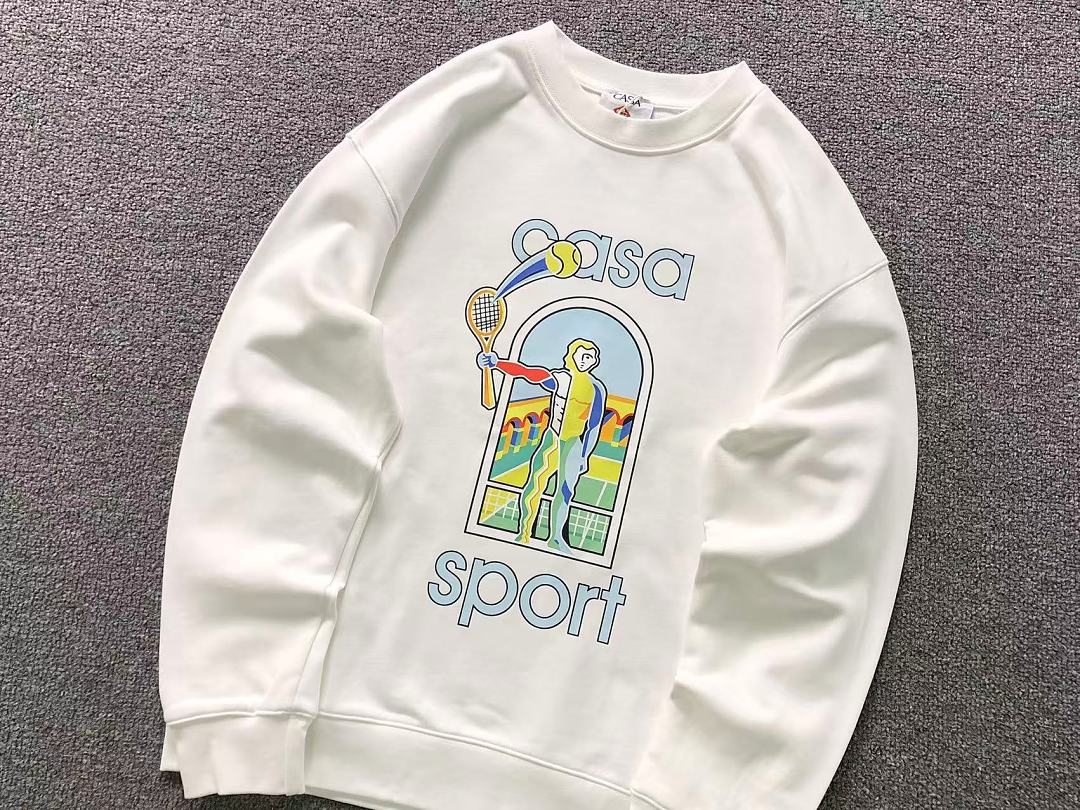 Casablanca 135 CASABLANCA HOODIE 3208090421 (Im 170Cm 60Kg I Wear Size M In The Phot) - Image 8