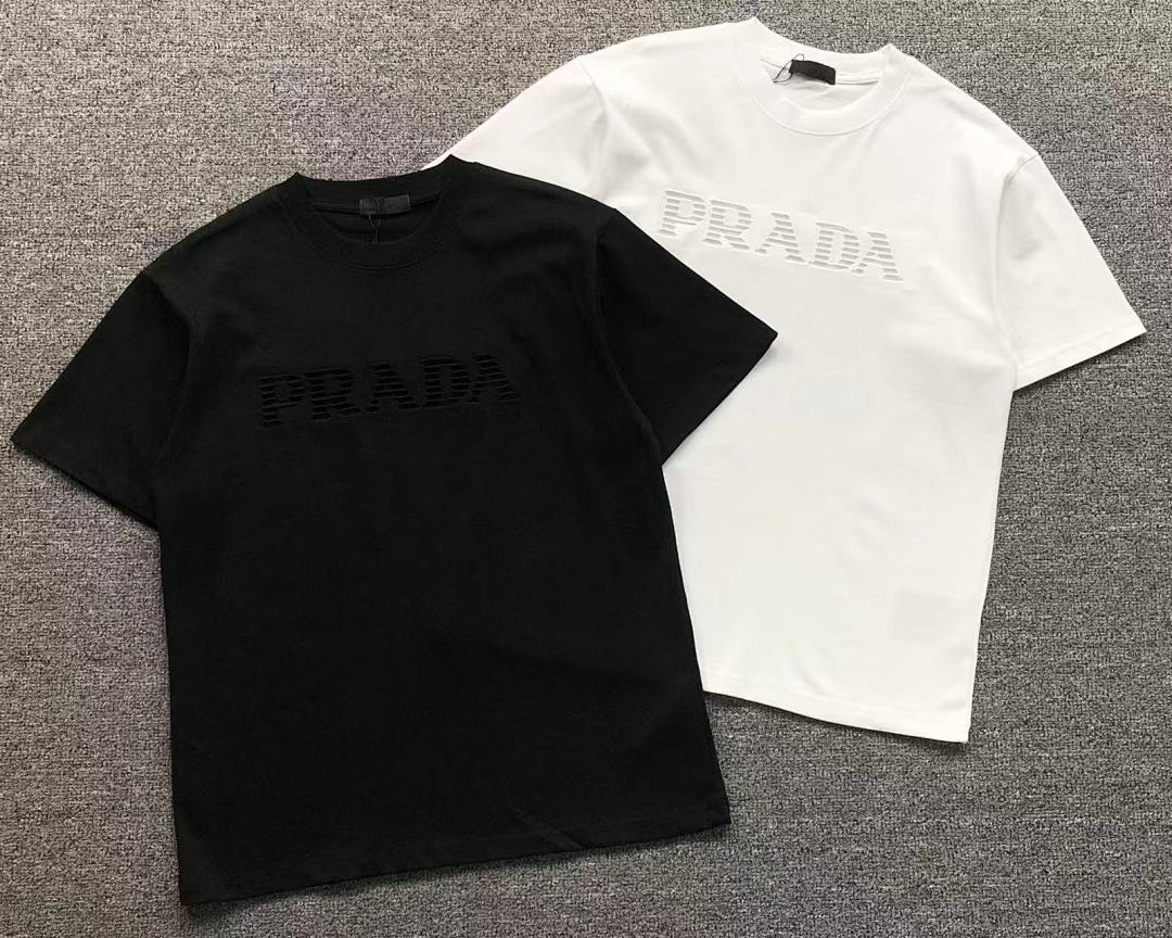 Prada 115 P⭐A⭐A T-SHIRT 124707104 (Im 170Cm 60Kg I Wear Size S In The Phot) - Image 5
