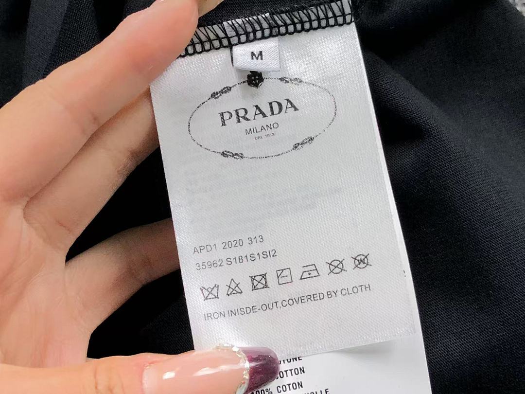 Prada 95 P⭐A⭐A T-SHIRT 3201220403 (Im 170Cm 60Kg I Wear Size M In The Phot) - Image 23