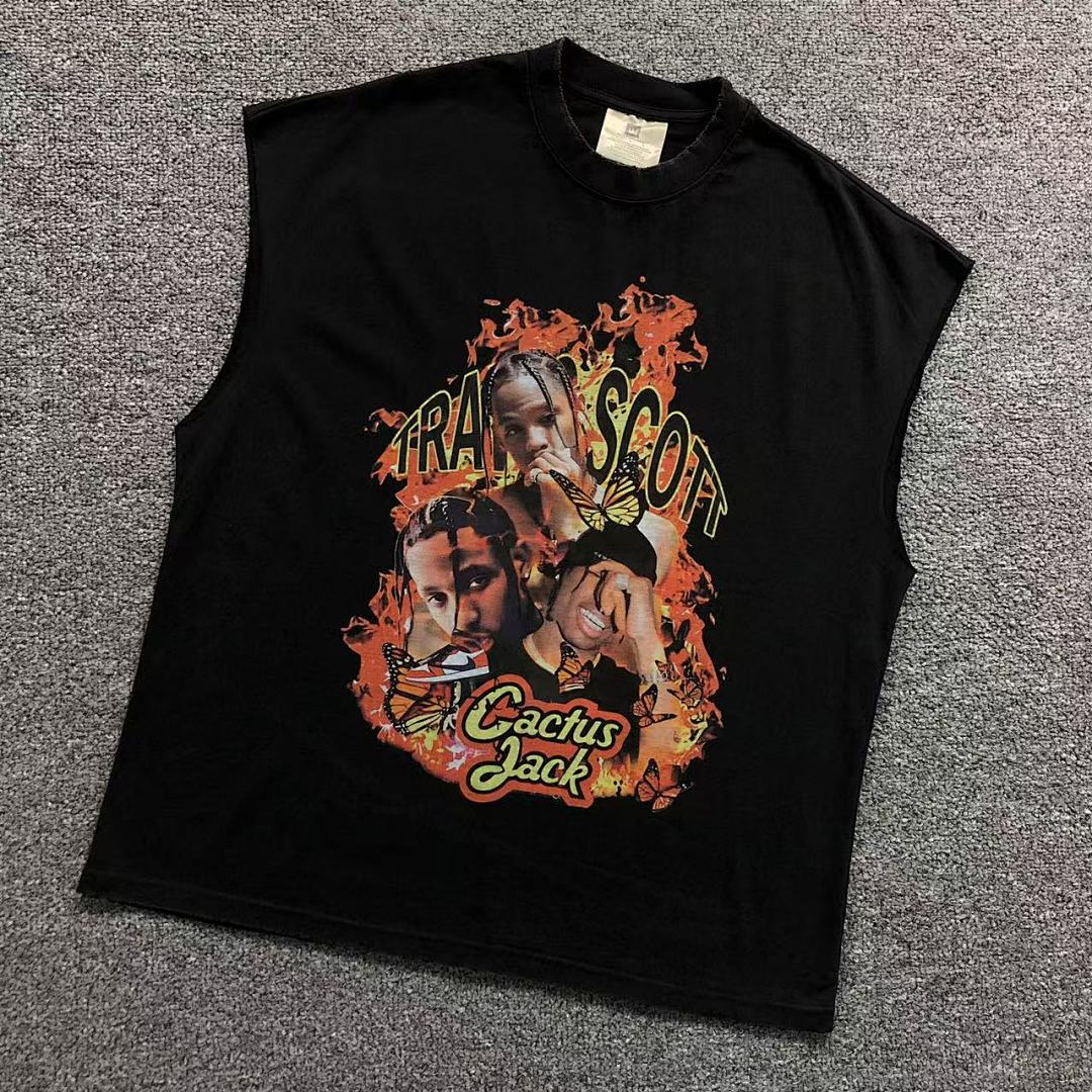 Travis Scott Travis Scott 108 VINTAGE VEST 504051617 (Im 170Cm 60Kg I Wear Size M In The Phot), photo 1
