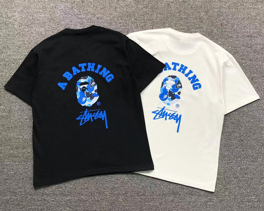 Bape 88 BAPE STUSSY T-SHIRT 3112050121 (Im 170Cm 60Kg I Wear Size M In The Phot) - Image 5