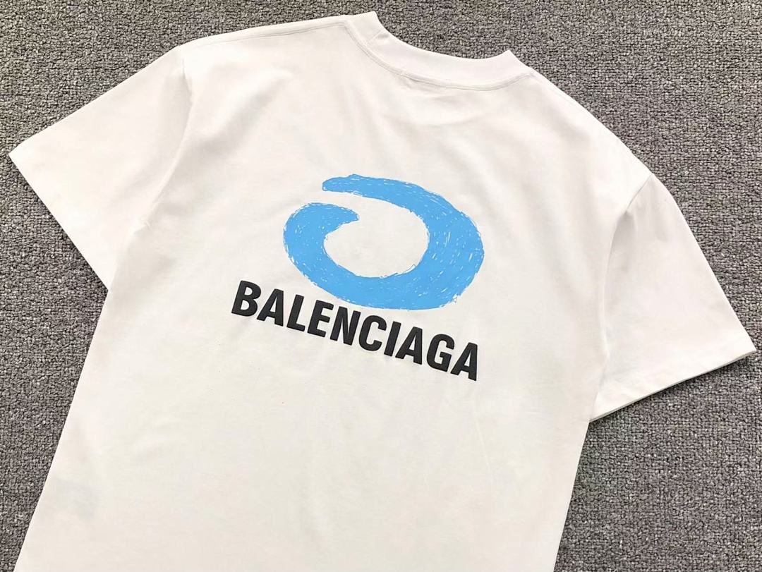 Balenciaga 108 B⭐L⭐⭐⭐IA⭐A T-SHIRT 2162315125 (Im 170Cm 60Kg I Wear Size S In The Phot) - Image 8
