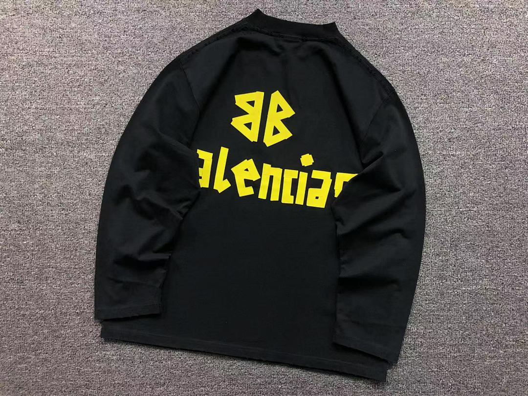 Balenciaga 165 B⭐L⭐⭐⭐IA⭐A LONG SLEEVED 4122721163 (Im 170Cm 60Kg I Wear Size S In The Phot) - Image 6