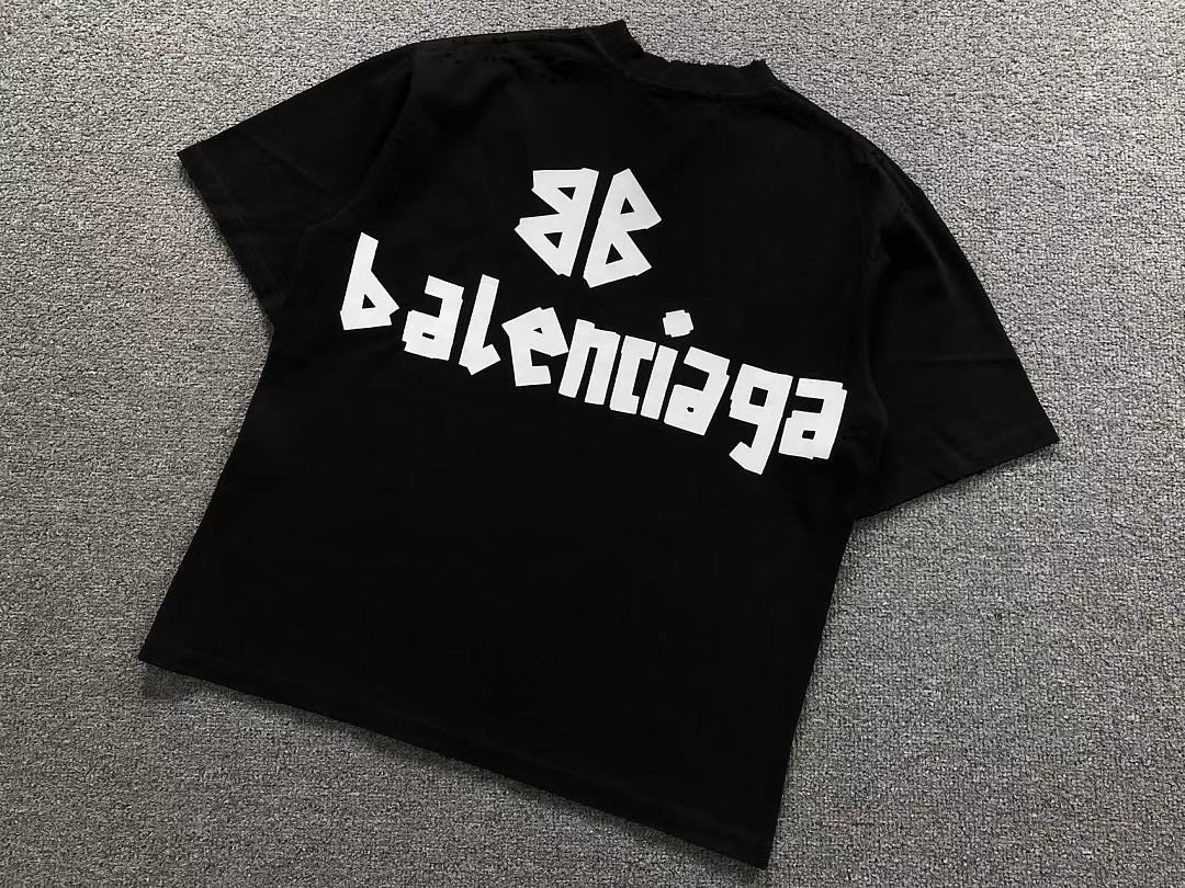 Balenciaga 135 B⭐L⭐⭐⭐IA⭐A T-SHIRT 42042601163 (Im 170Cm 60Kg I Wear Size XS In The Phot) - Image 16