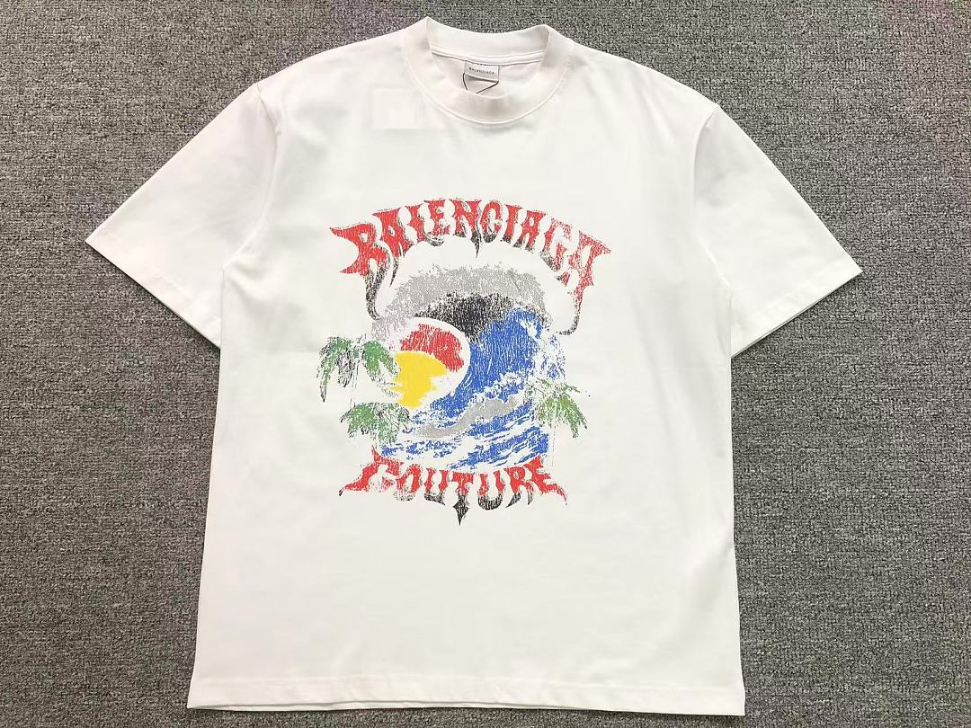 Balenciaga 129 B⭐L⭐⭐⭐IA⭐A T-SHIRT 3206171821 (Im 170Cm 60Kg I Wear Size S In The Phot) - Image 7