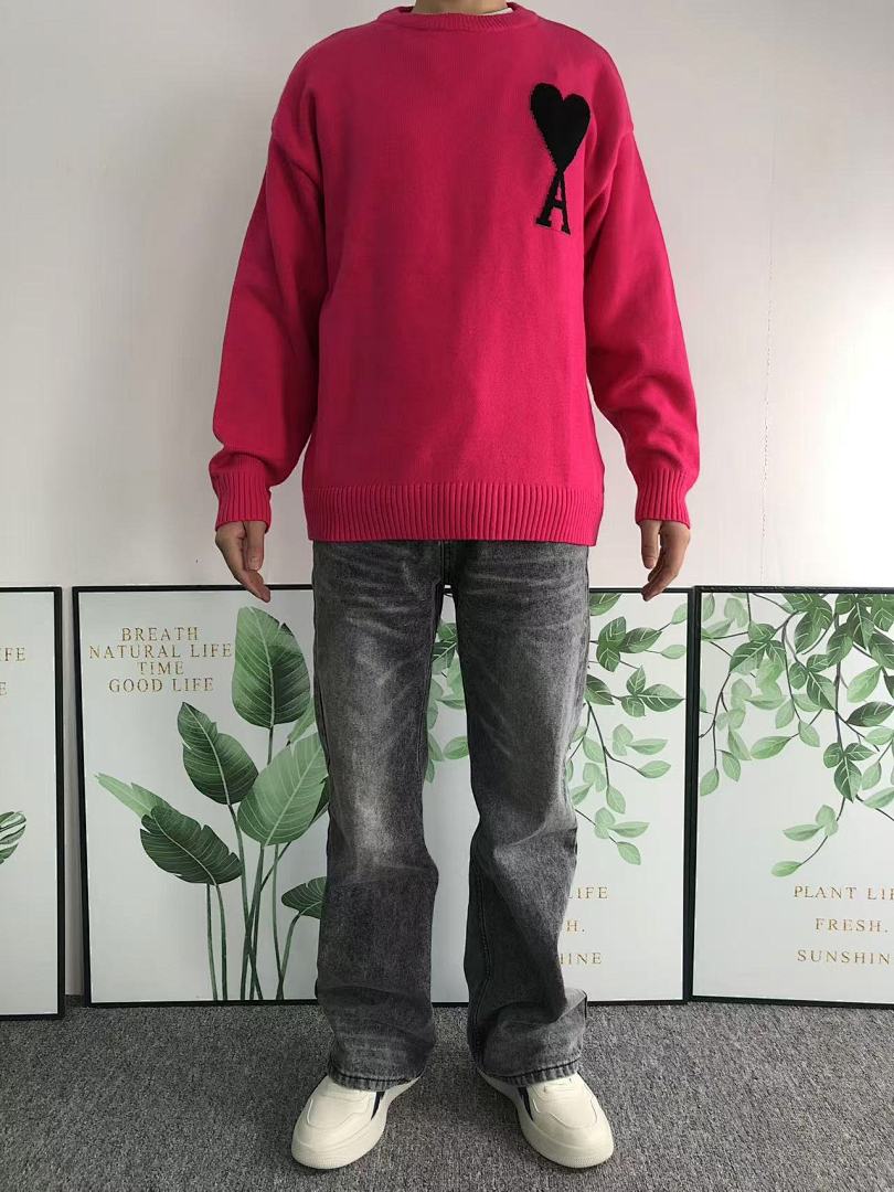 AMI 148 AMI SWEATER 212190217 (Im 170Cm 57Kg I Wear Size S In The Phot) - Image 3