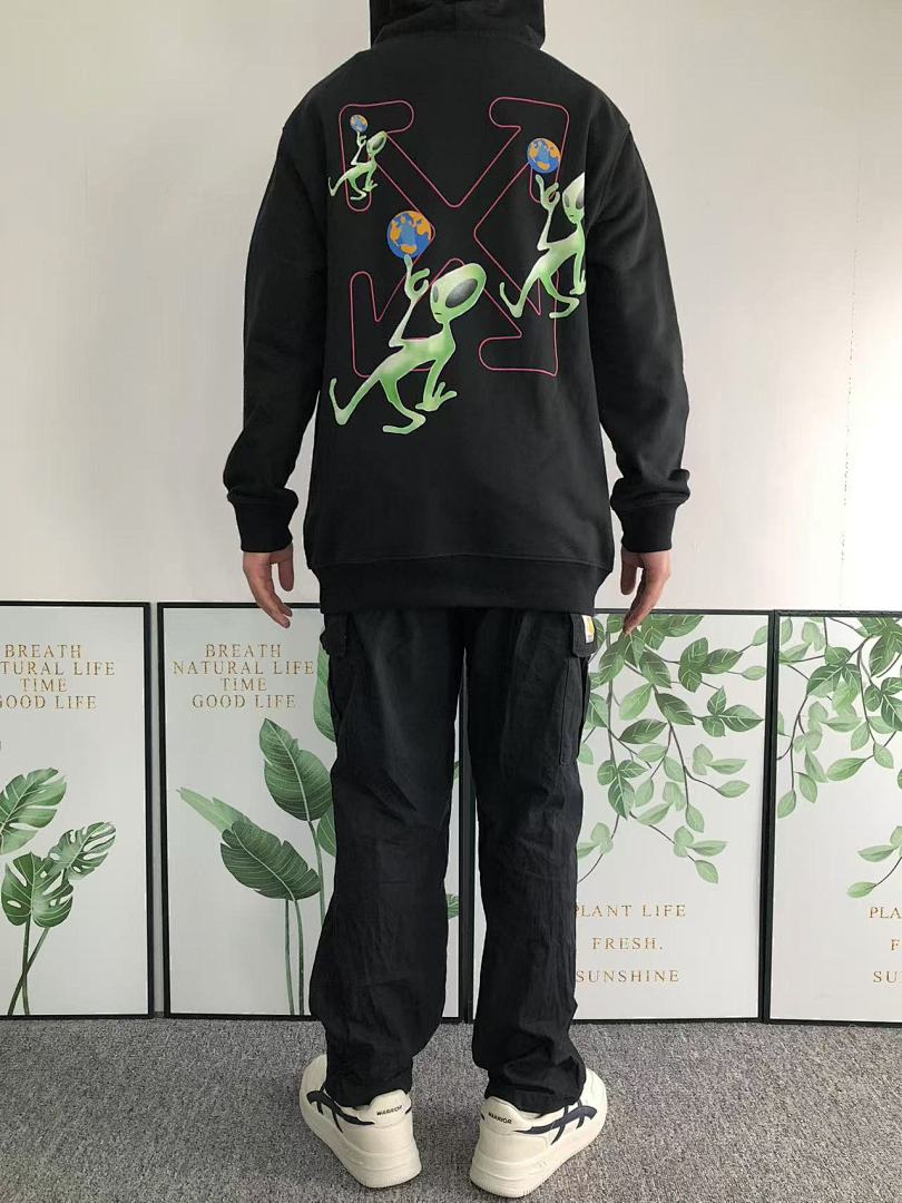 Off-White 168 OFF-WHITE HOODIE 312171319 (Im 170Cm 55Kg I Wear Size L In The Phot) - Image 4