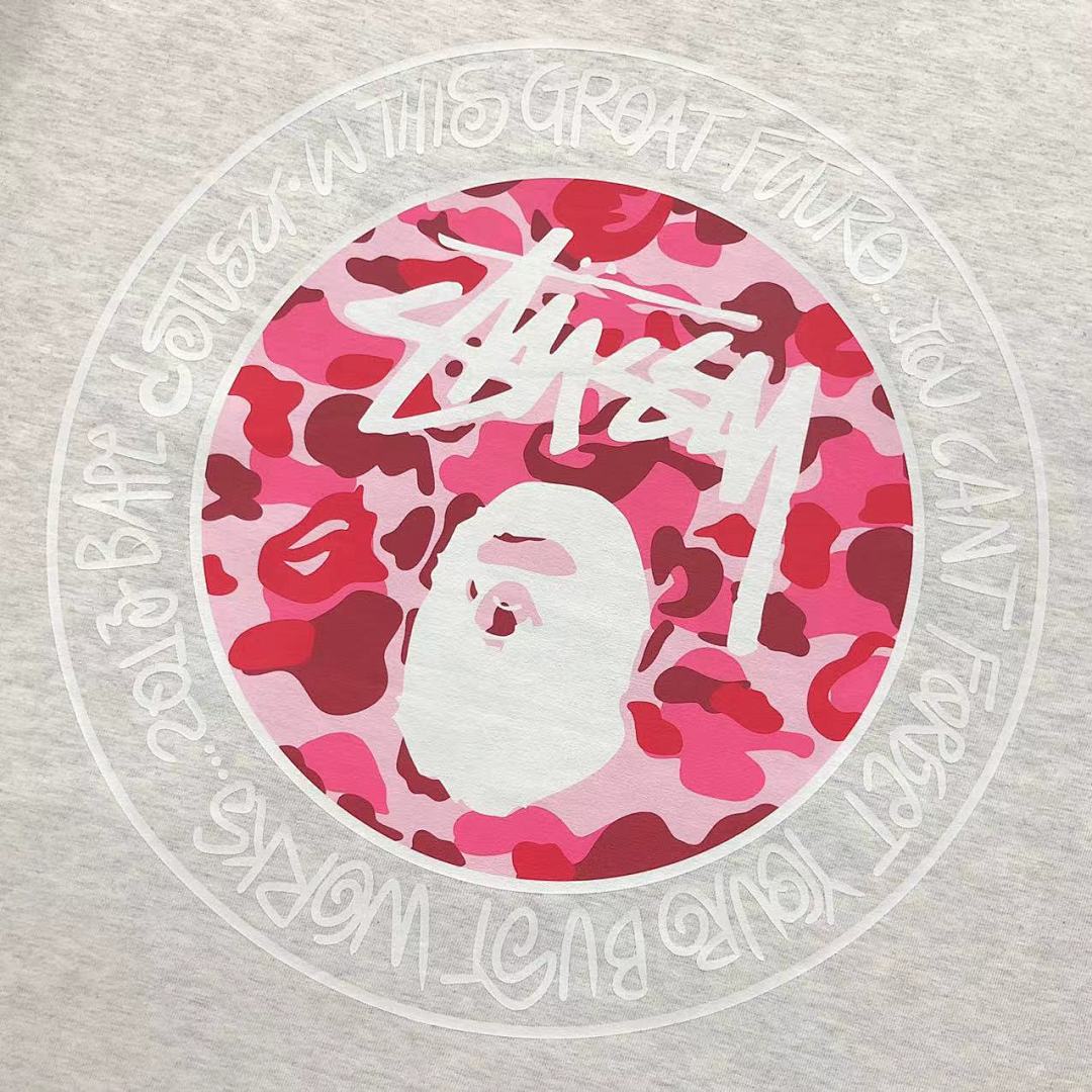 Bape 78 BAPE STUSSY T-SHIRT 411181942 (Im 170Cm 57Kg I Wear Size S In The Phot) - Image 12