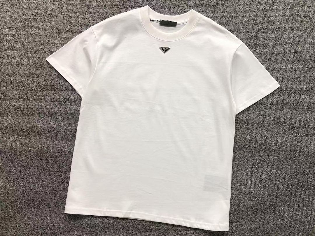 Prada 138 P⭐A⭐A T-SHIRT 22032010001 (Im 170Cm 60Kg I Wear Size S In The Phot) - Image 7