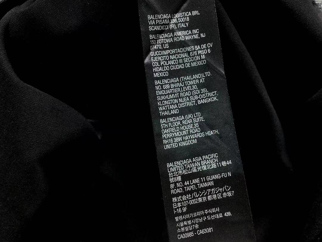 Balenciaga 135 B⭐L⭐⭐⭐IA⭐A T-SHIRT 42042008163 (Im 170Cm 60Kg I Wear Size XS In The Phot) - Image 18