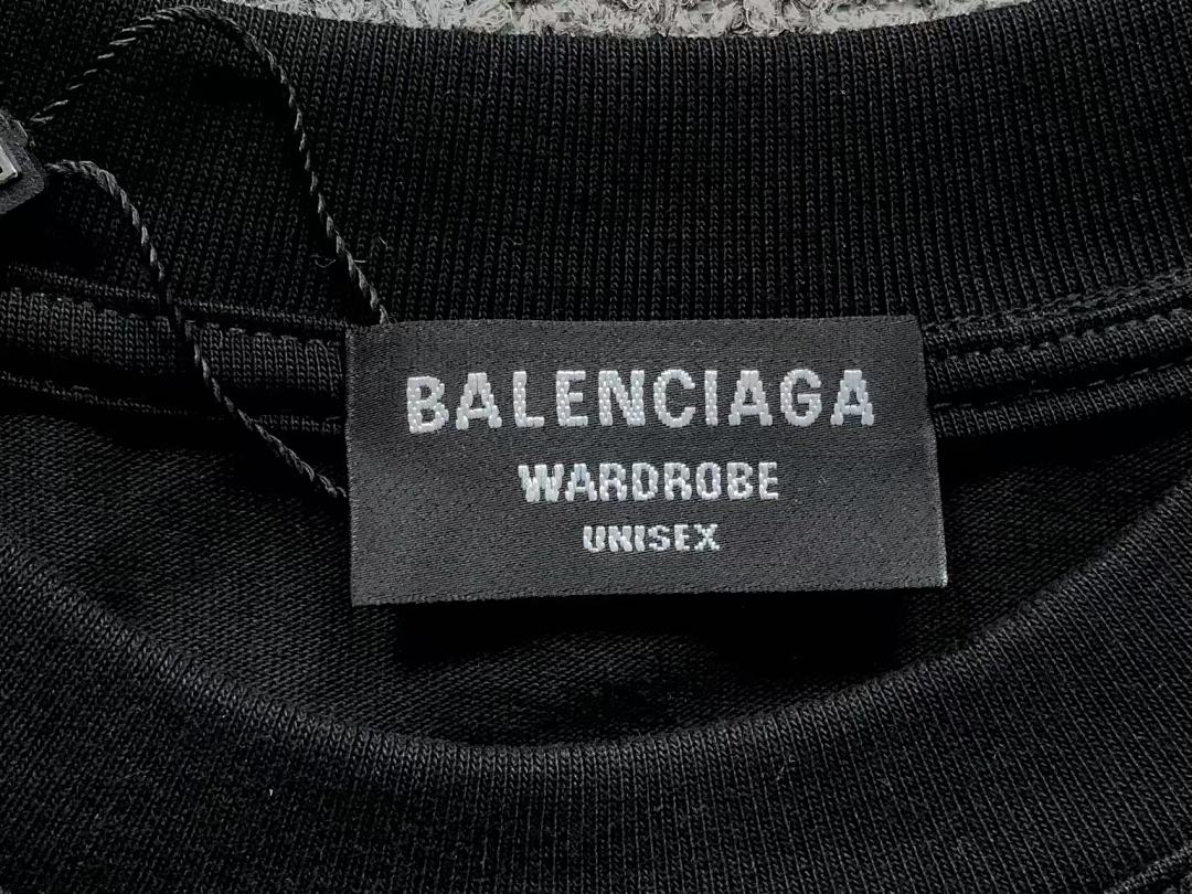 Balenciaga 128 B⭐L⭐⭐⭐IA⭐A T-SHIRT 3203054721 (Im 170Cm 60Kg I Wear Size M In The Phot) - Image 16