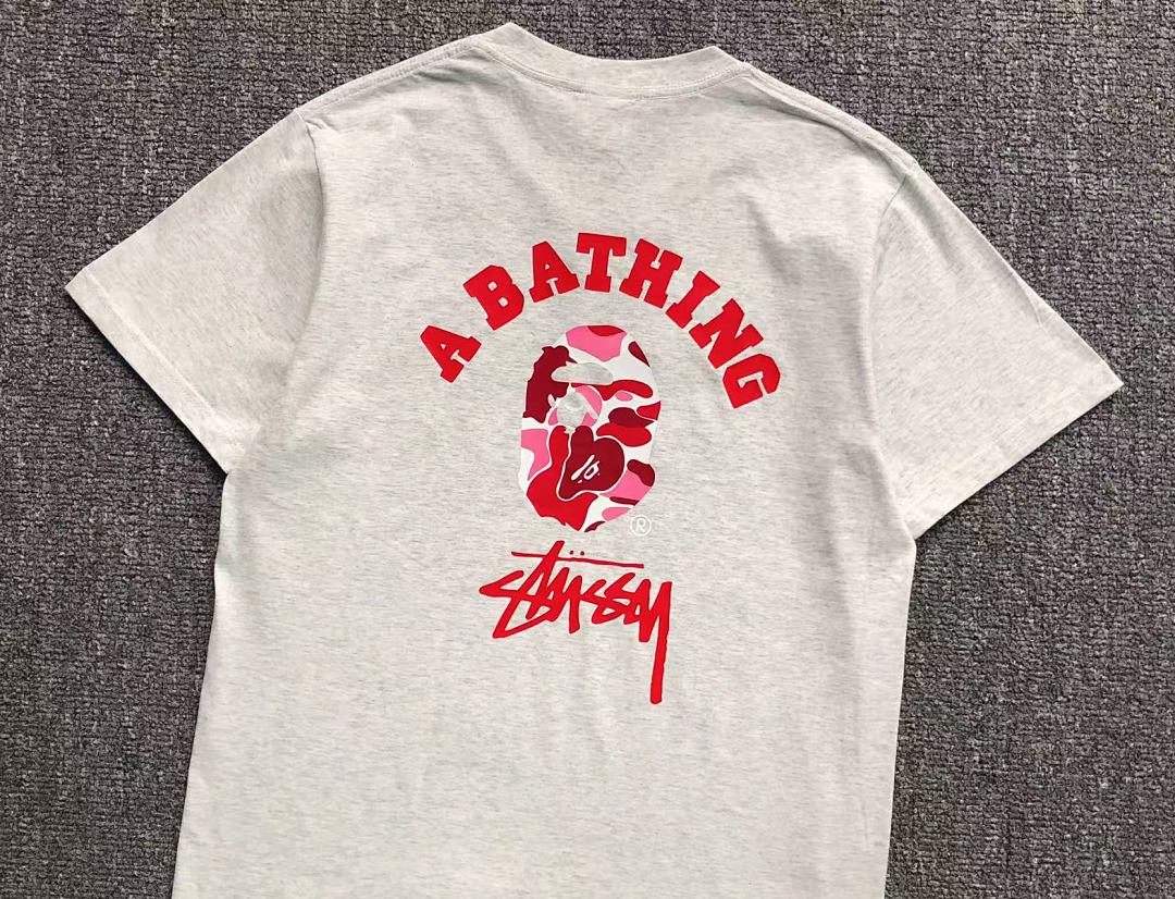 Bape 78 BAPE STUSSY T-SHIRT 1102090742 (Im 170Cm 55Kg I Wear Size S In The Phot) - Image 9
