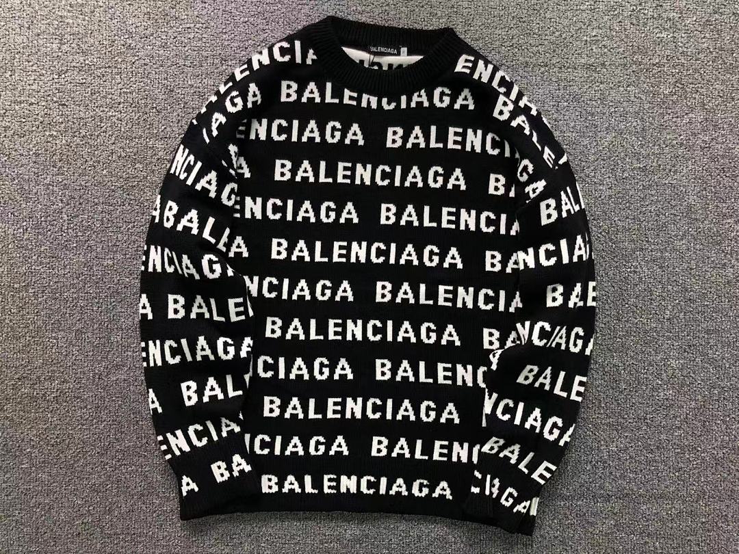 Balenciaga 138 B⭐L⭐⭐⭐IA⭐A SWEATER 41101325146 (Im 170Cm 60Kg I Wear Size M In The Phot) - Image 7