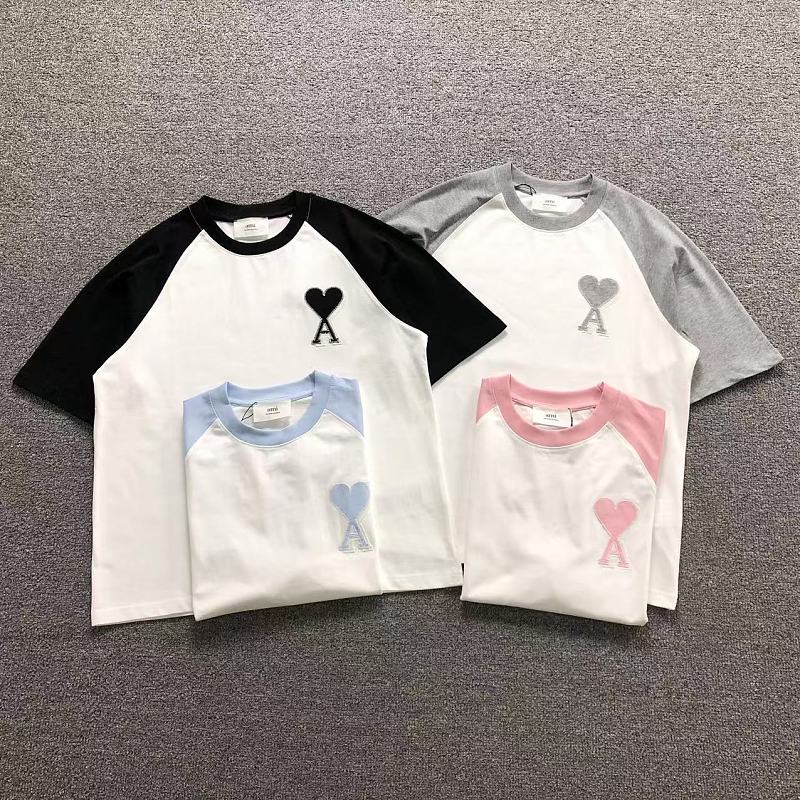 AMI 138 AMI T-SHIRT 22042339001 (Im 170Cm 60Kg I Wear Size S In The Phot)