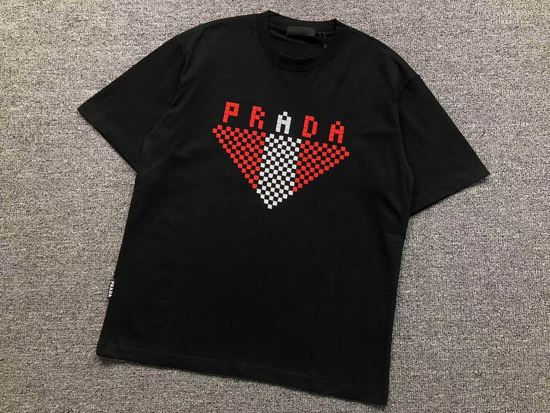 Prada 115 P⭐A⭐A T-SHIRT 520120620 (Im 170Cm 60Kg I Wear Size M In The Phot) - Image 14