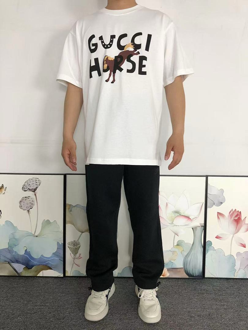 Gucci 85 G⭐C⭐I T-SHIRT 5231977101 (Im 170Cm 60Kg I Wear Size S In The Phot) - Image 3