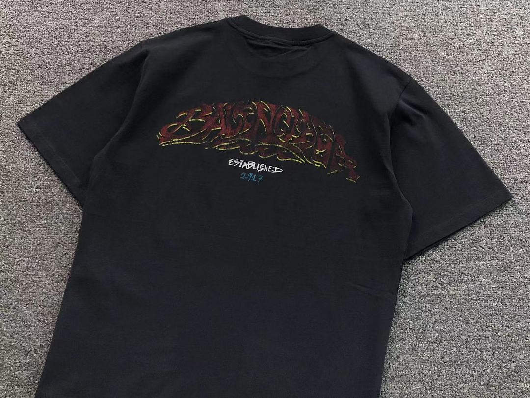 Balenciaga 125 B⭐L⭐⭐⭐IA⭐A T-SHIRT 42042012163 (Im 170Cm 60Kg I Wear Size XS In The Phot) - Image 16