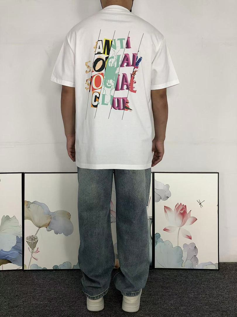 Christian Louboutin 85 ANTI SOCIAL CLUB T-SHIRT 1109290202 (Im 170Cm 60Kg I Wear Size L In The Phot) - Image 4