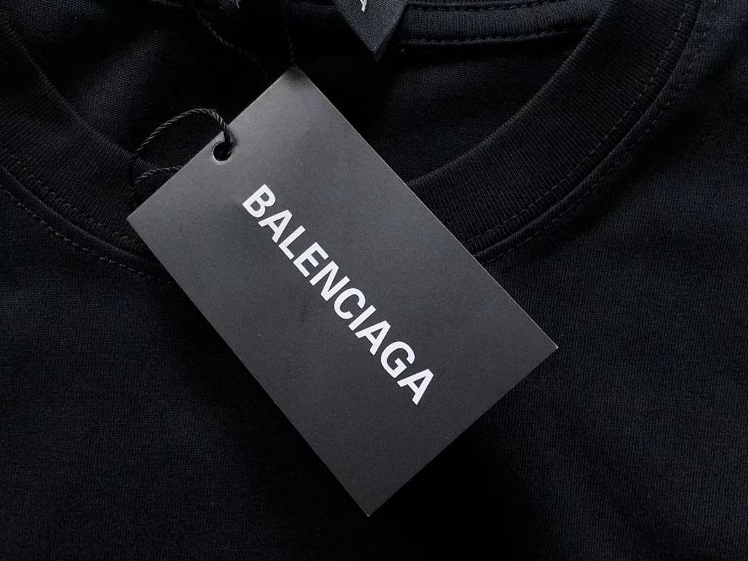 Balenciaga 115 B⭐L⭐⭐⭐IA⭐A T-SHIRT 520123020 (Im 170Cm 60Kg I Wear Size M In The Phot) - Image 22