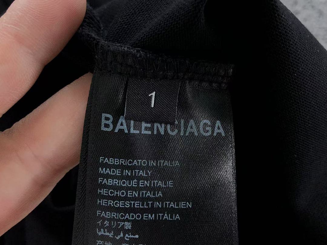 Balenciaga 95 B⭐L⭐⭐⭐IA⭐A T-SHIRT 502170581 (Im 170Cm 57Kg I Wear Size 1 In The Phot) - Image 22