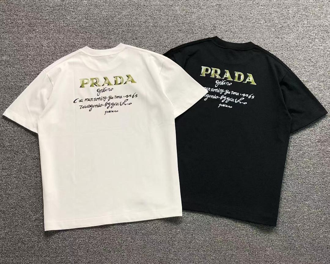 Prada 115 P⭐A⭐A T-SHIRT 5232404147 (Im 170Cm 60Kg I Wear Size M In The Phot) - Image 5