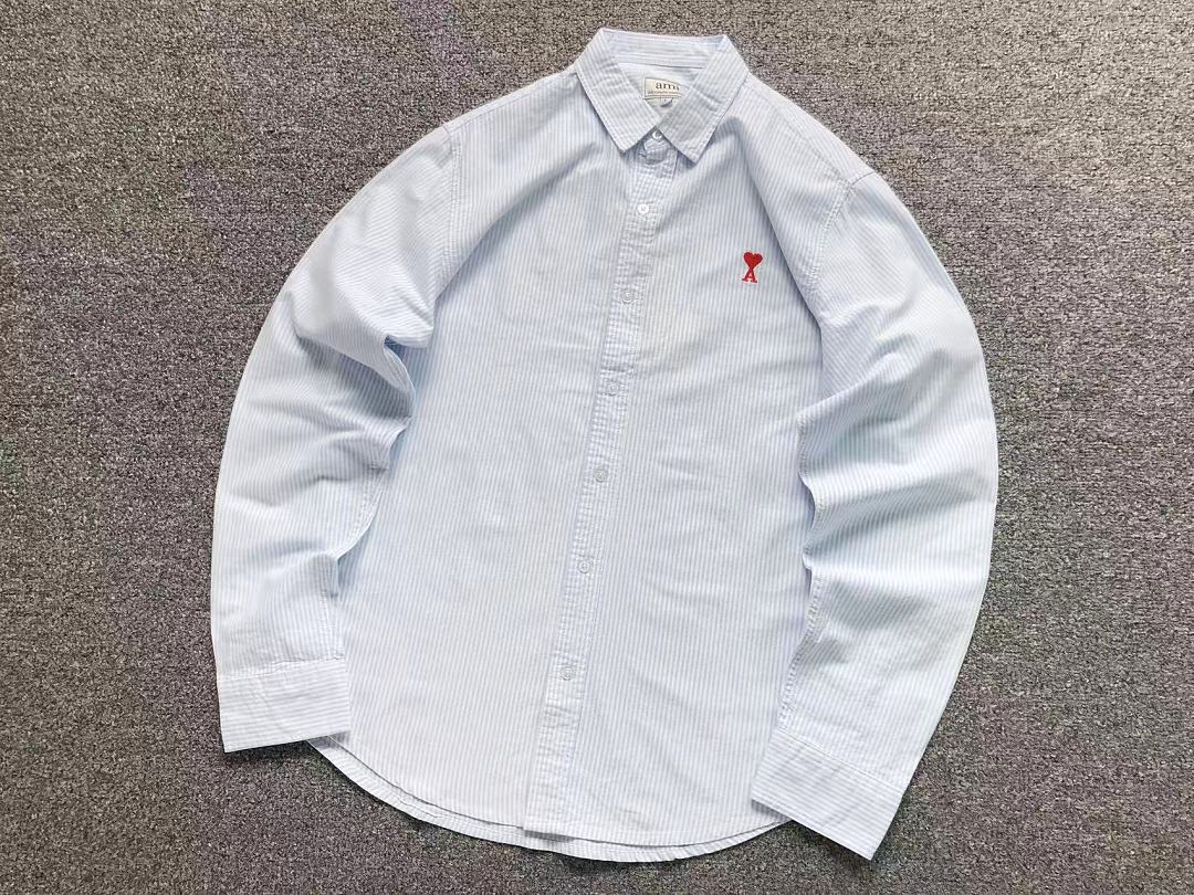 AMI 128 AMI SHIRT 5251604147 (Im 170Cm 60Kg I Wear Size L In The Phot) - Image 12