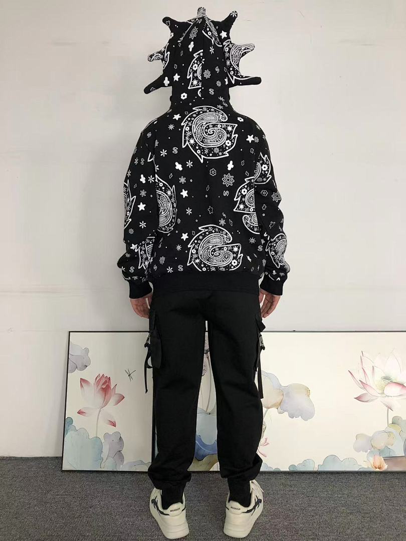 Unbranded 288 FASHION HOODIE 3108252072 (Im 170Cm 60Kg I Wear Size M In The Phot) - Image 4