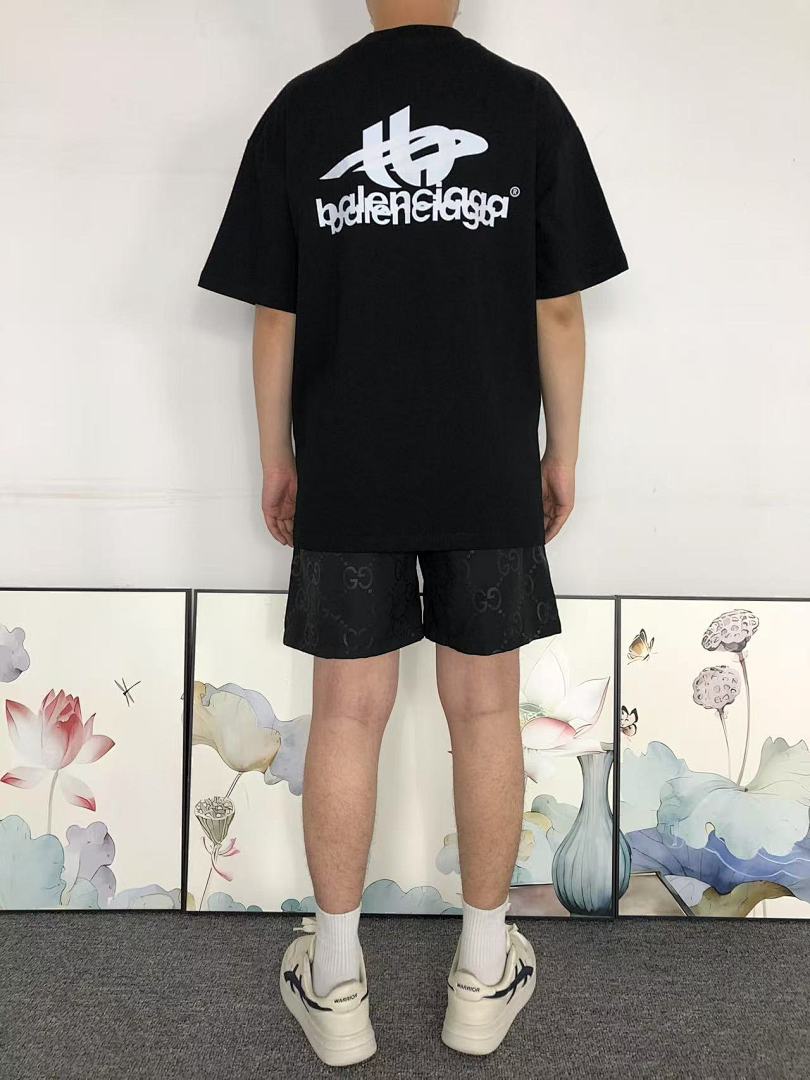 Balenciaga 98 B⭐L⭐⭐⭐IA⭐A T-SHIRT 2162303125 (Im 170Cm 60Kg I Wear Size S In The Phot) - Image 4