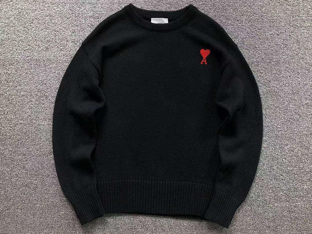 AMI 158 AMI SWEATER 21101009125 (Im 170Cm 60Kg I Wear Size M In The Phot) - Image 6