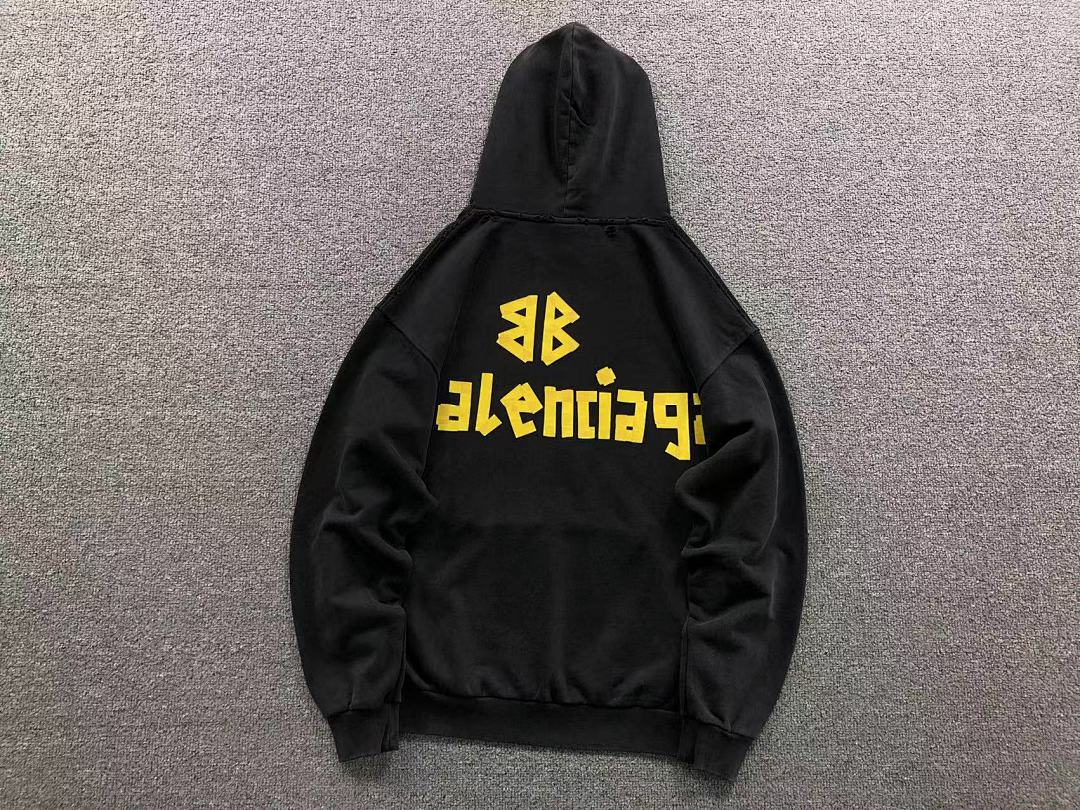 Balenciaga 258 B⭐L⭐⭐⭐IA⭐A HOODIE 3110170721 (Im 170Cm 60Kg I Wear Size M In The Phot) - Image 10
