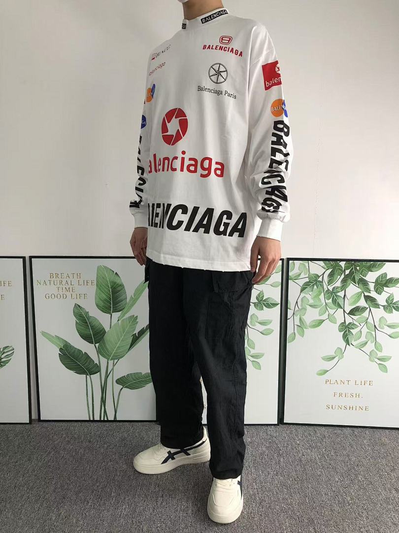 Balenciaga 148 B⭐L⭐⭐⭐IA⭐A LONG SLEEVED 312110817 (Im 170Cm 57Kg I Wear Size XS In The Phot) - Image 4