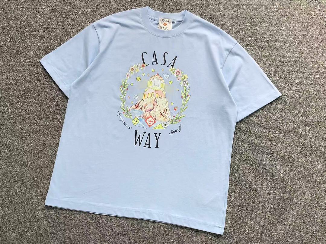 Casablanca 115 CASABLANCA T-SHIRT 5252021127 (Im 170Cm 60Kg I Wear Size L In The Phot) - Image 10