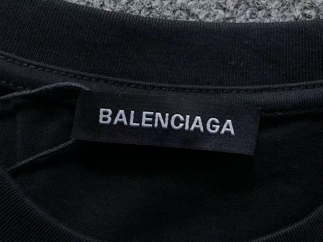 Balenciaga 118 B⭐L⭐⭐⭐IA⭐A T-SHIRT 3112311421 (Im 170Cm 60Kg I Wear Size M In The Phot) - Image 21