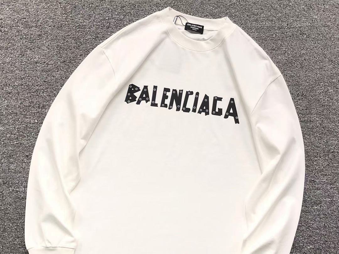 Balenciaga 135 B⭐L⭐⭐⭐IA⭐A LONG SLEEVED 3108260521 (Im 170Cm 60Kg I Wear Size M In The Phot) - Image 8