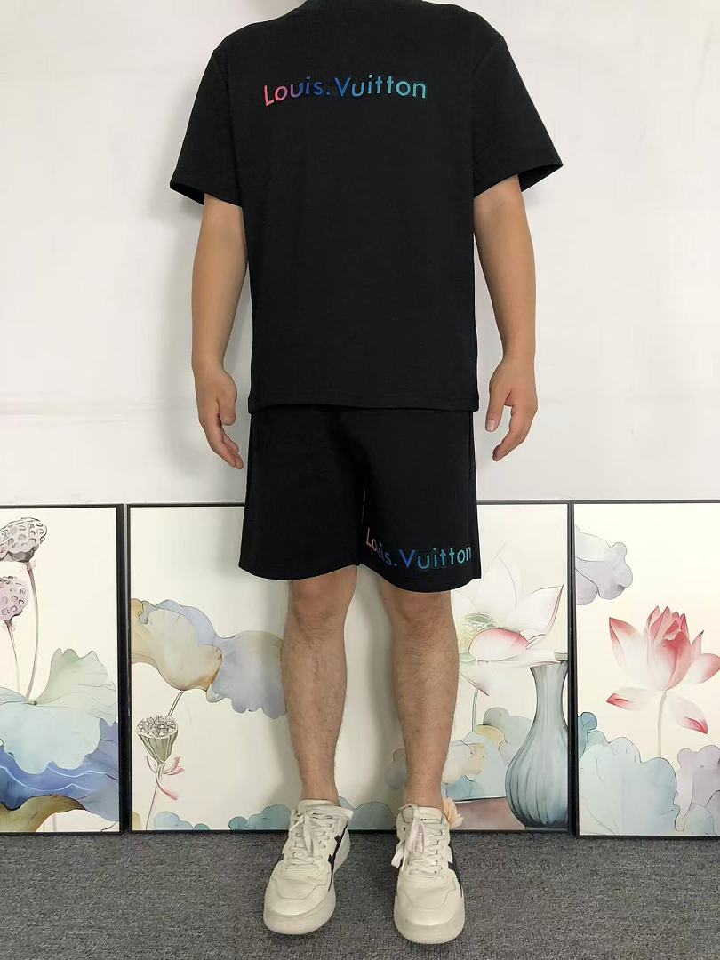 Louis Vuitton 218 L⭐ T-SHIRT SHORTS 5260208147 (Im 170Cm 60Kg I Wear Size M In The Phot) - Image 4