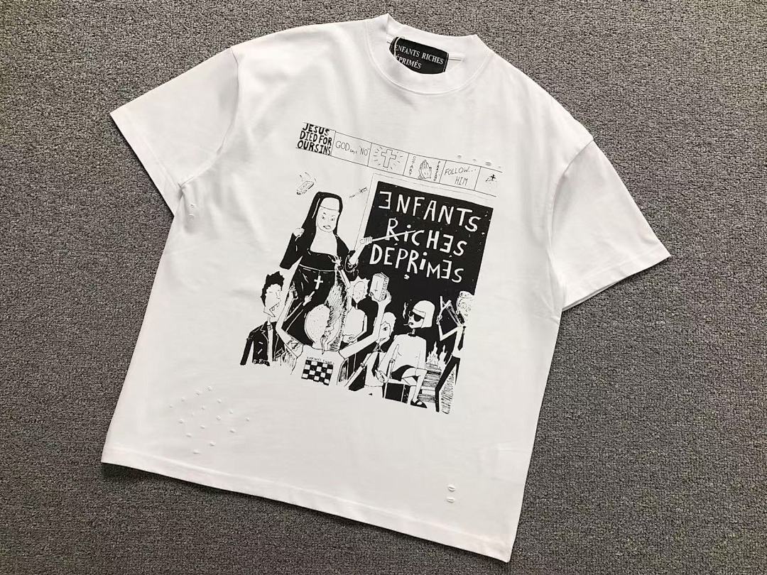 Chanel 88 ENFANTS RICHES DEPRIMES T-SHIRT 5232114162 (Im 170Cm 60Kg I Wear Size M In The Phot) - Image 6