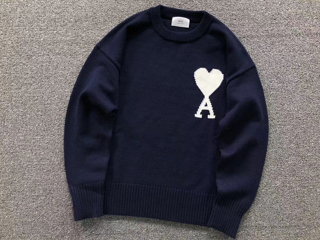 AMI 178 AMI SWEATER 4120202135 (Im 170Cm 60Kg I Wear Size S In The Phot) - Image 8