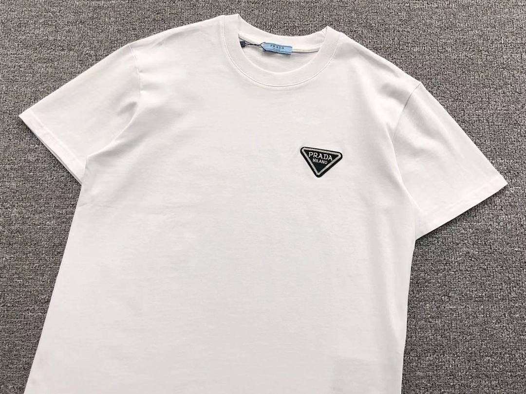 Prada 128 P⭐A⭐A T-SHIRT 211171421 (Im 170Cm 57Kg I Wear Size M In The Phot) - Image 8