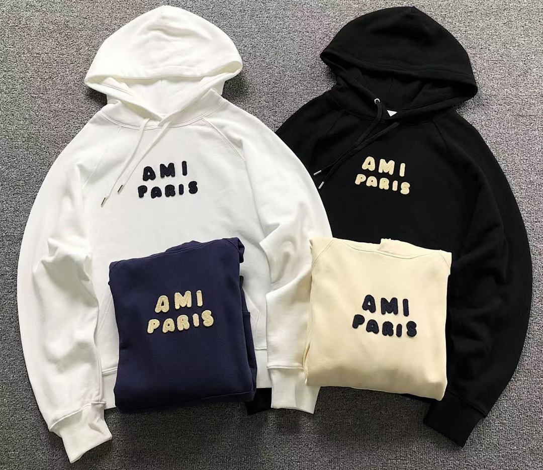 AMI 125 AMI HOODIE 57281388 (Im 170Cm 60Kg I Wear Size M In The Phot) - Image 5