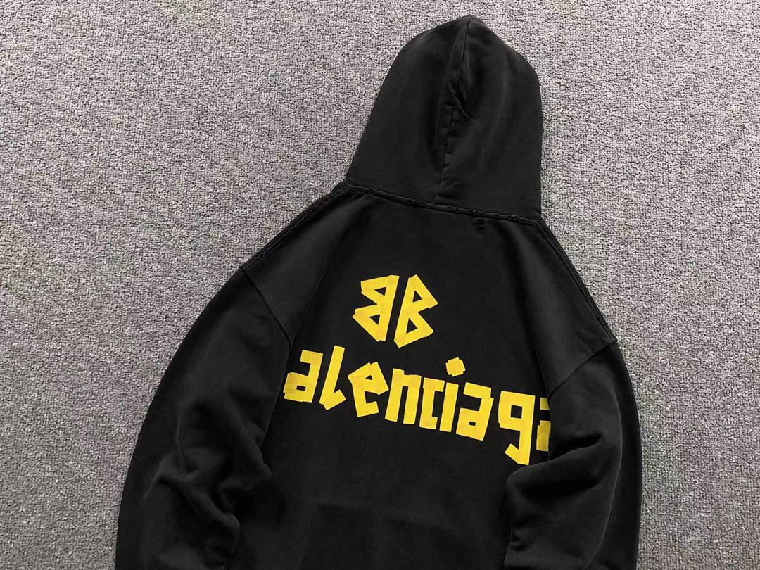 Balenciaga 258 B⭐L⭐⭐⭐IA⭐A HOODIE 3110170721 (Im 170Cm 60Kg I Wear Size M In The Phot) - Image 12