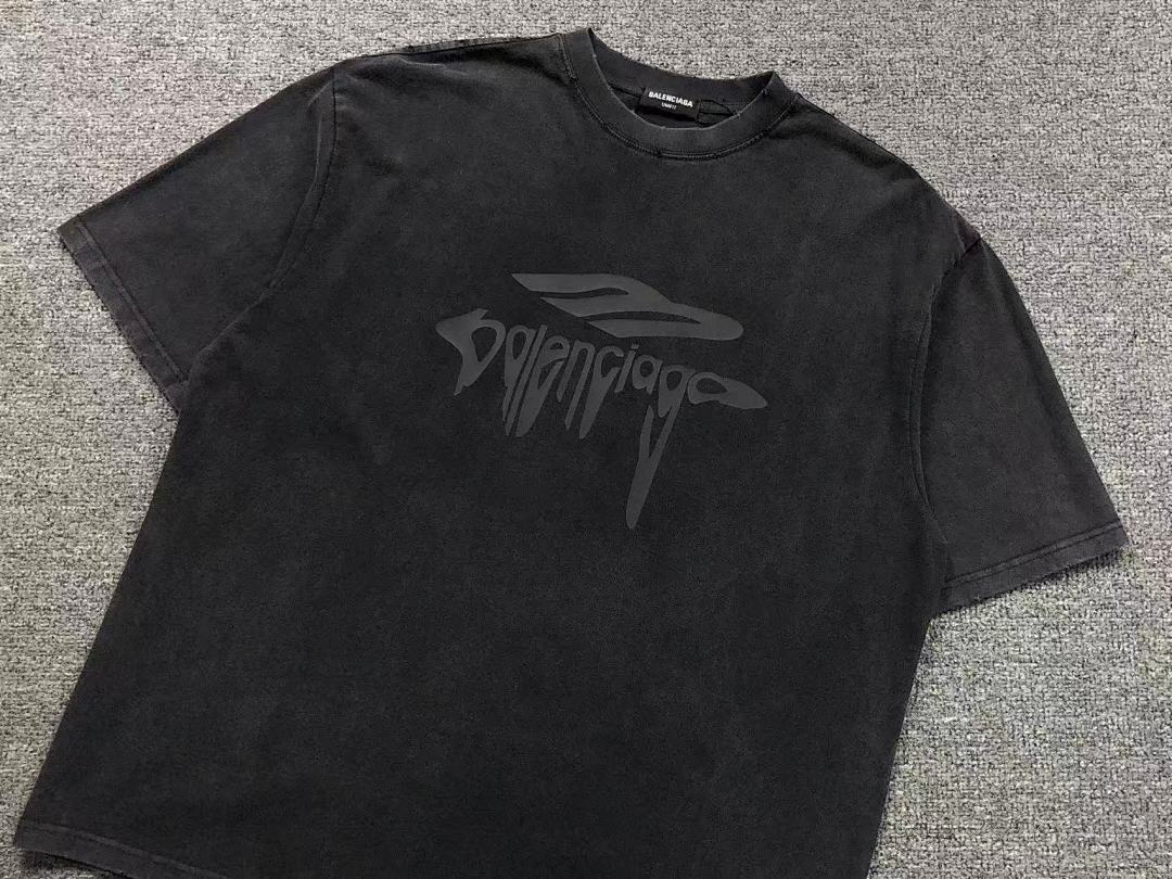 Balenciaga 98 B⭐L⭐⭐⭐IA⭐A T-SHIRT 5212207136 (Im 170Cm 60Kg I Wear Size M In The Phot) - Image 7