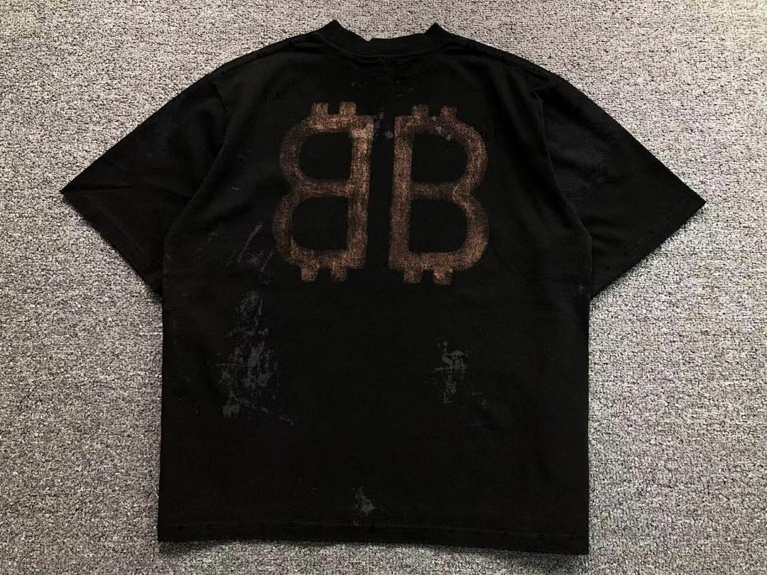 Balenciaga 125 B⭐L⭐⭐⭐IA⭐A T-SHIRT 42032302163 (Im 170Cm 60Kg I Wear Size XS In The Phot) - Image 10