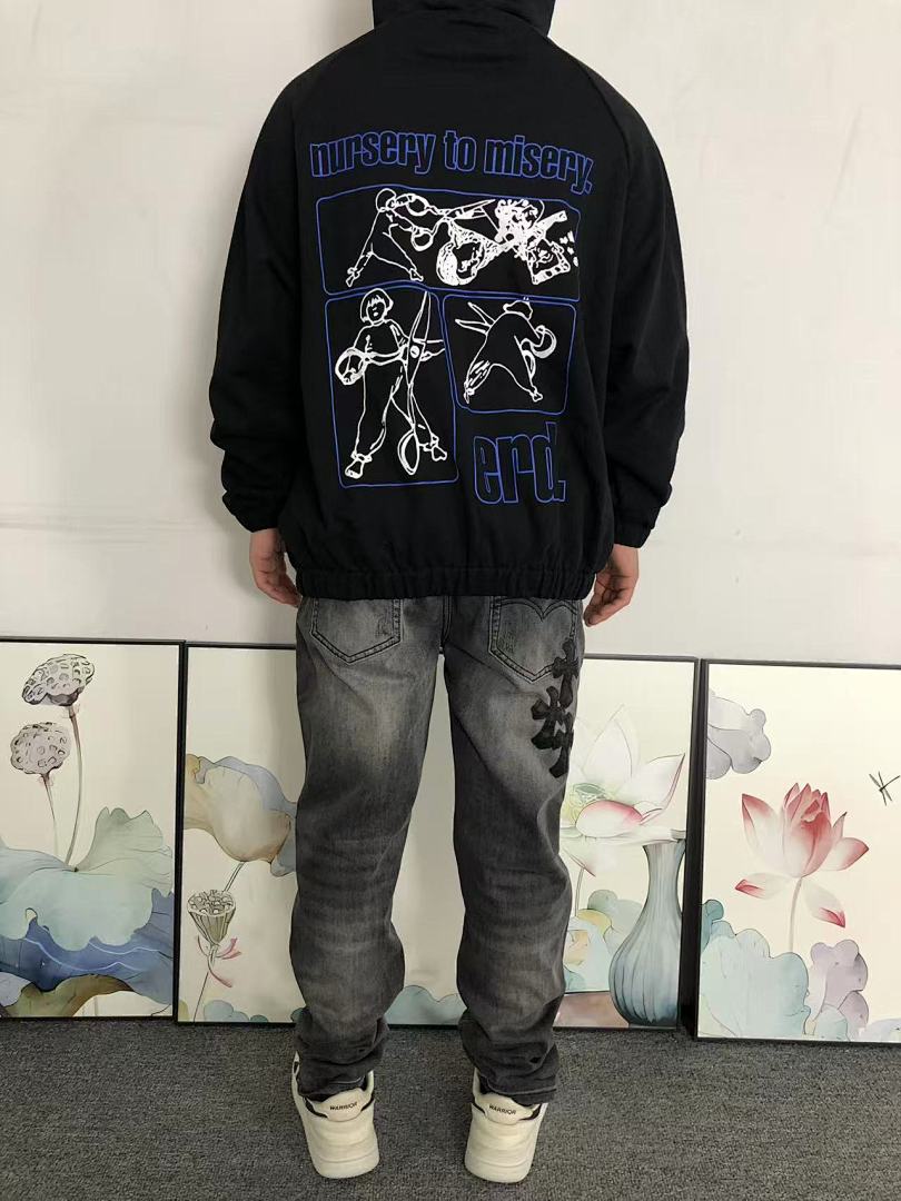 Chanel 168 ENFANTS RICHES DEPRIMES HOODIE 5211230162 (Im 170Cm 60Kg I Wear Size S In The Phot) - Image 4