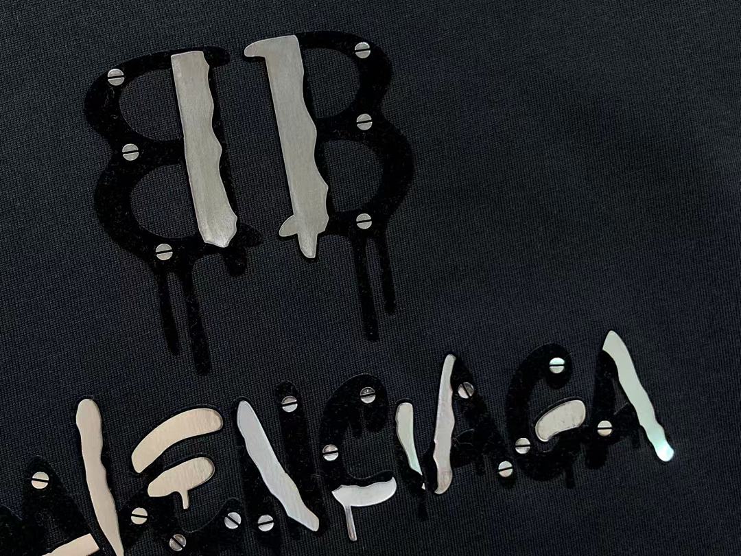 Balenciaga 115 B⭐L⭐⭐⭐IA⭐A T-SHIRT 3201300421 (Im 170Cm 60Kg I Wear Size M In The Phot) - Image 15