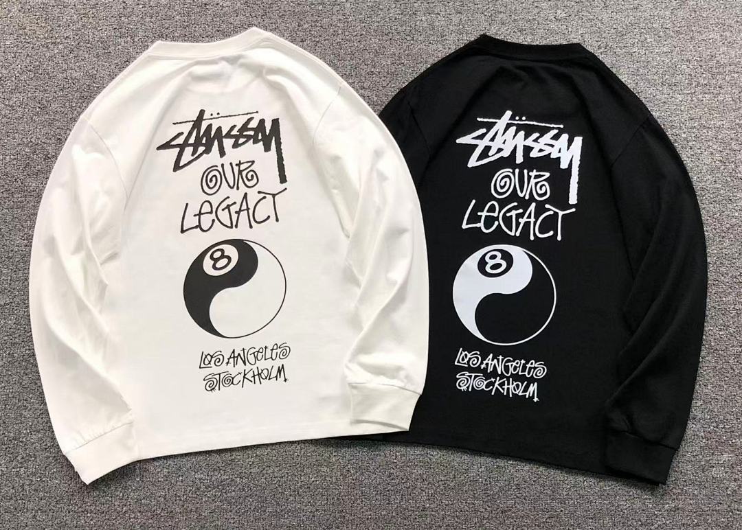Stussy 115 STUSSY LONG SLEEVED 21101618125 (Im 170Cm 60Kg I Wear Size M In The Phot) - Image 5
