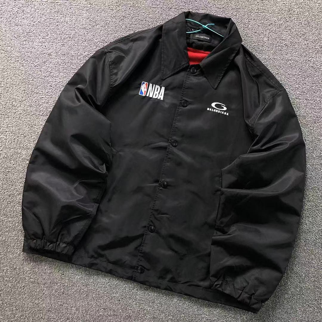 Balenciaga 388 B⭐L⭐⭐⭐IA⭐A NBA BASKETBALL JACKET 22081932001 (Im 170Cm 60Kg I Wear Size S In The Phot)